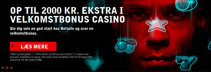 Betsafe Casino velkomstbonus